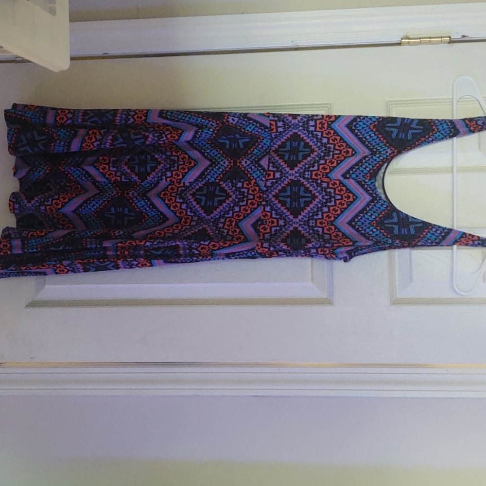 Express multi colored dress